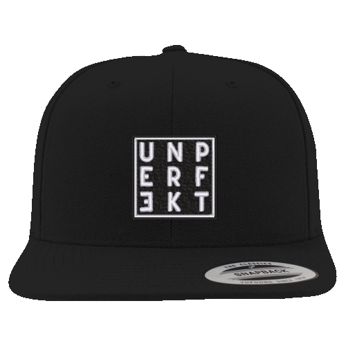 Snapback Cap »Unperfekt im Quadrat« hochwertig bestickt