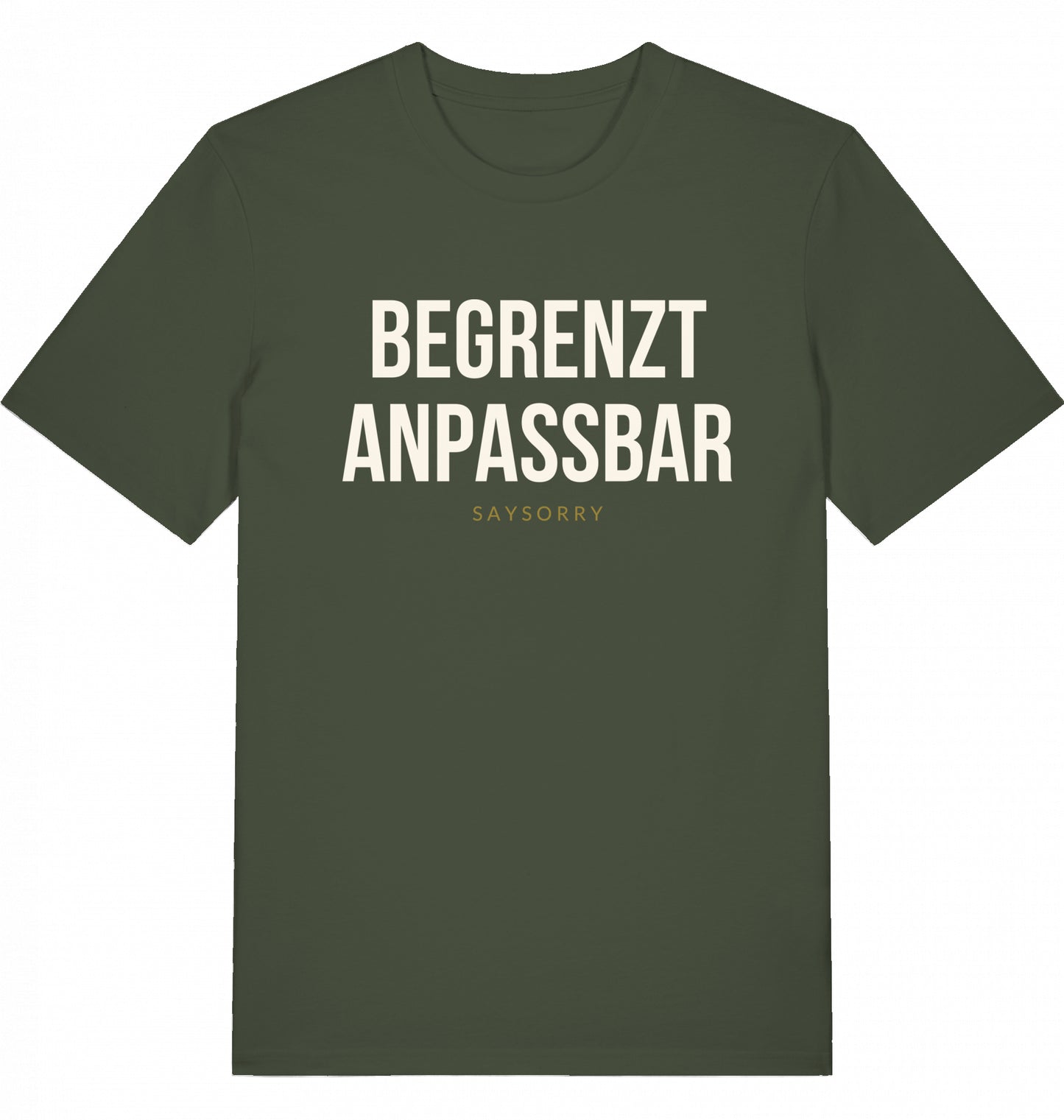 100% Organic Herren Shirt »Begrenzt anpassbar«