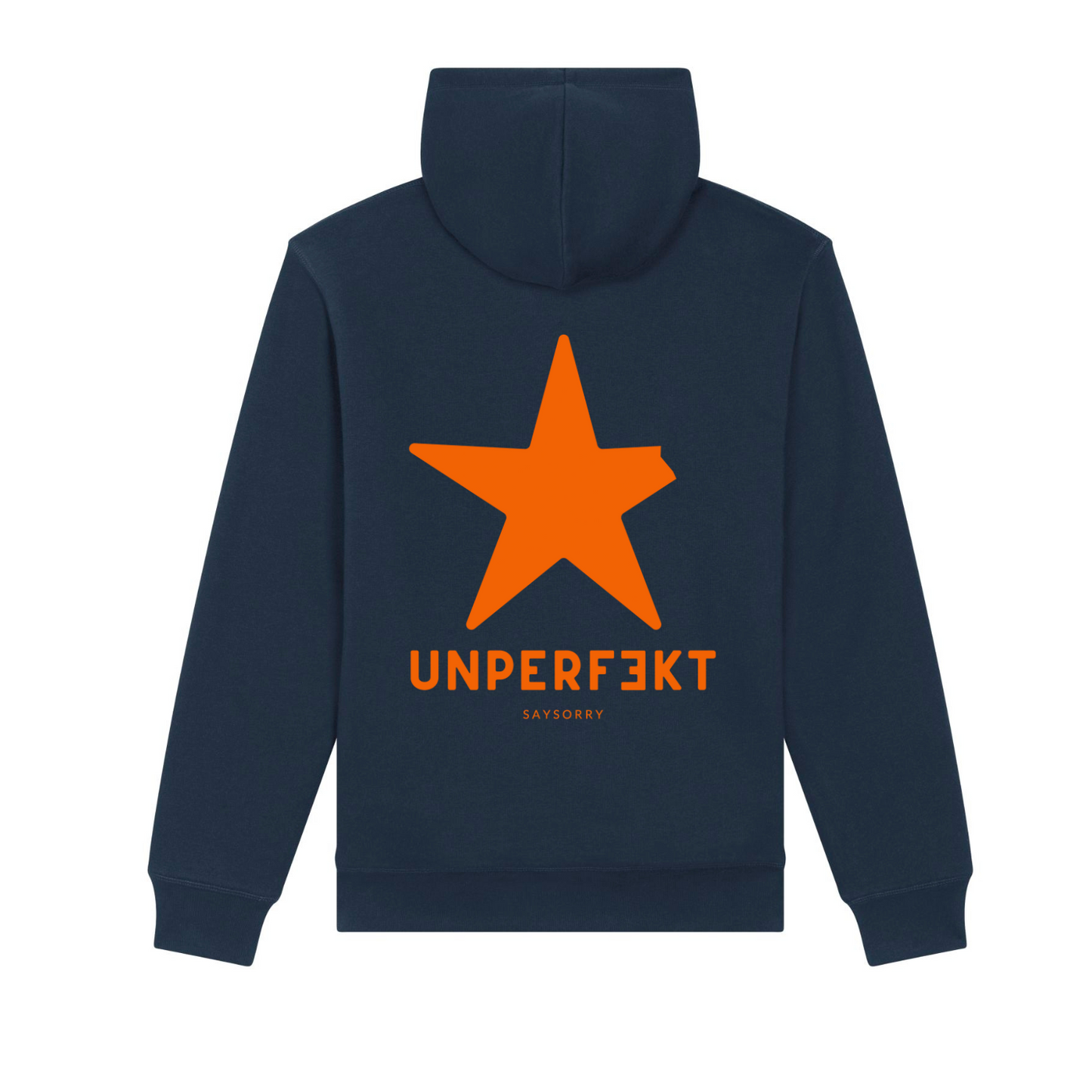 Premium Oversize Neon-Edition gefütterte unisex Kuschel-Zip-Jacke »unperfekt« hochwertig bedruckt und bestickt
