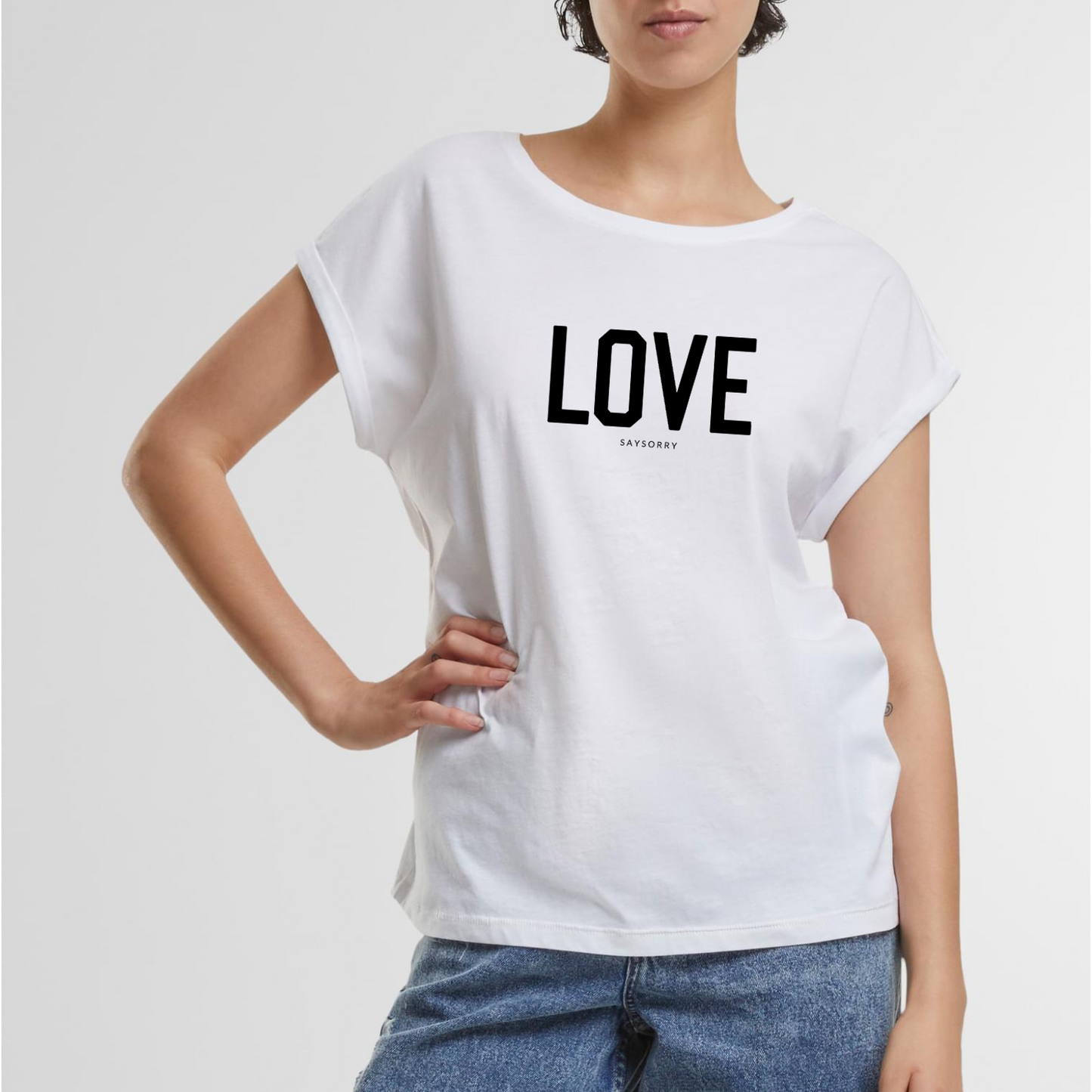 Organic Alle-Größen-Shirt »Love«