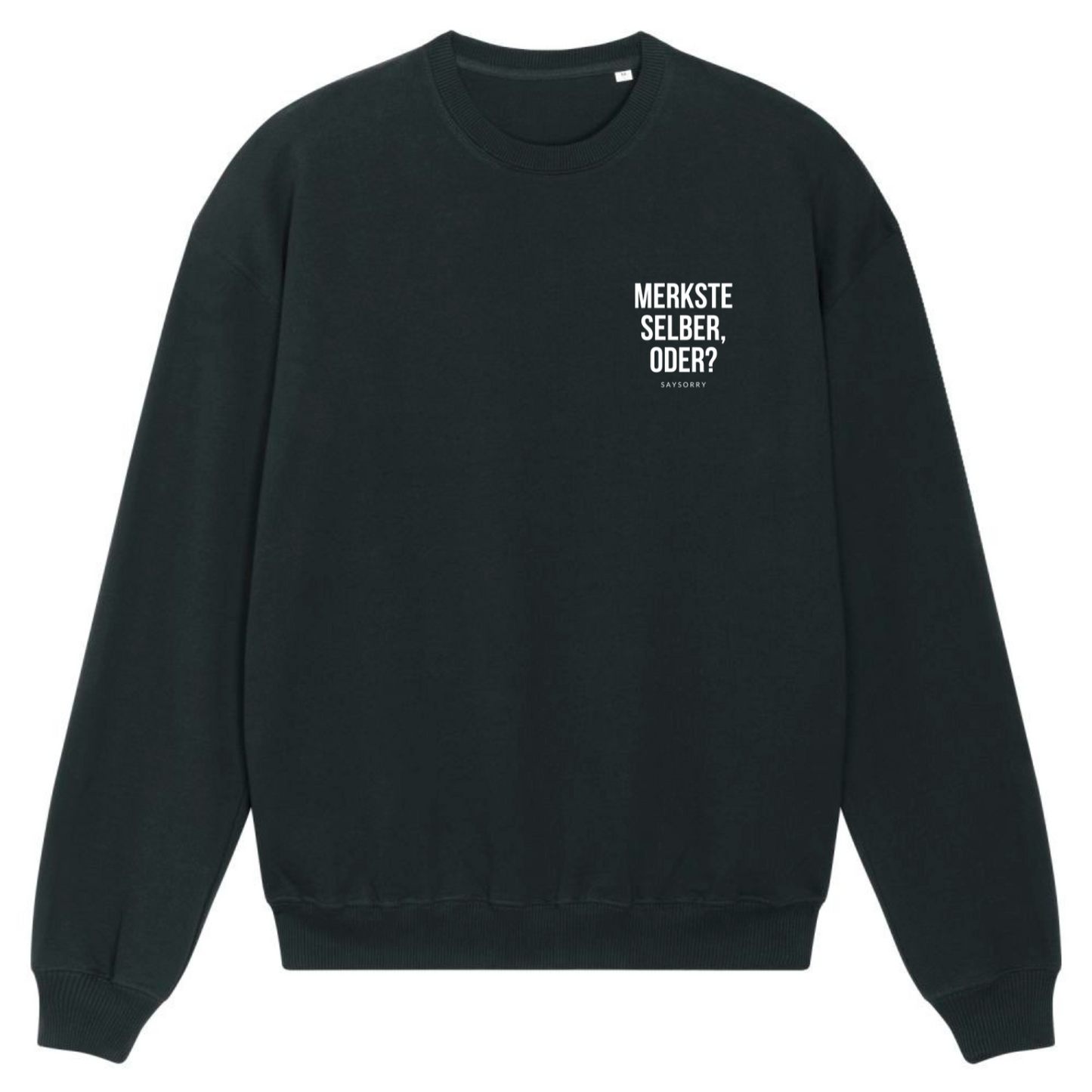Organic Oversize Sweater »Merkste selber, oder?«