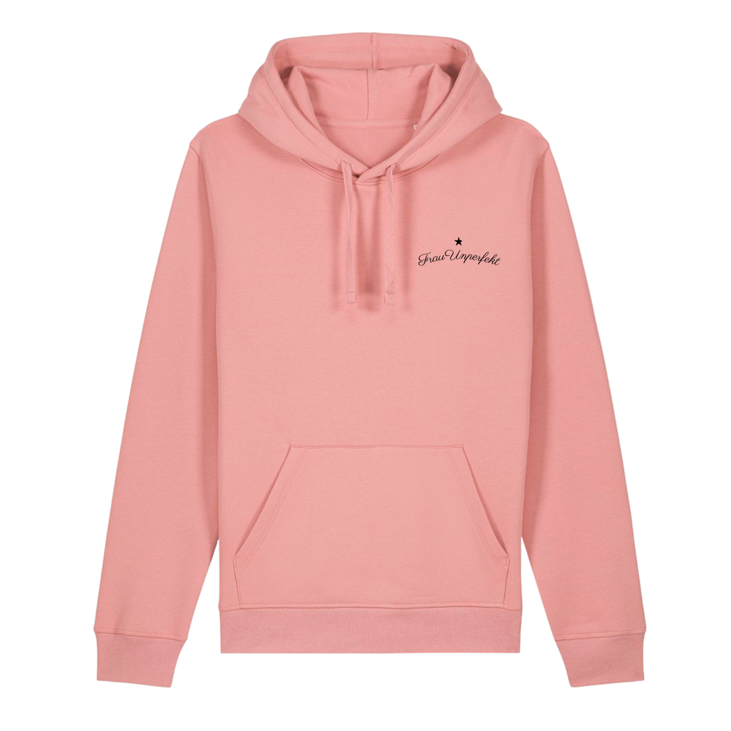 100% Organic unisex Hoodie »Frau Unperfekt«
