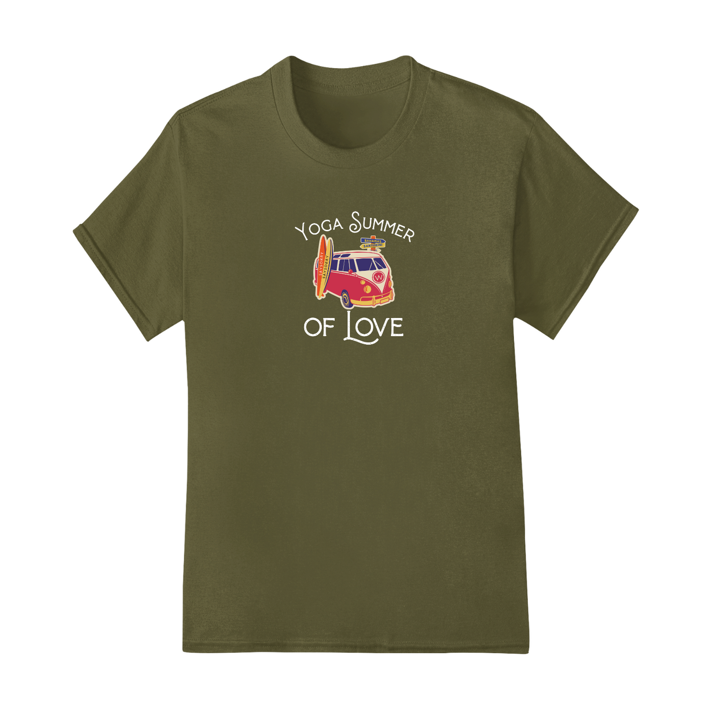 Klassisches Damen Shirt »Yoga Summer of Love« 100% Organic