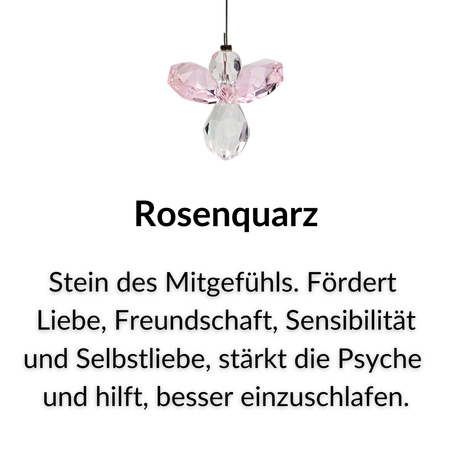 Schutzengel Nr. 6 von 10 »Rosenquarz«