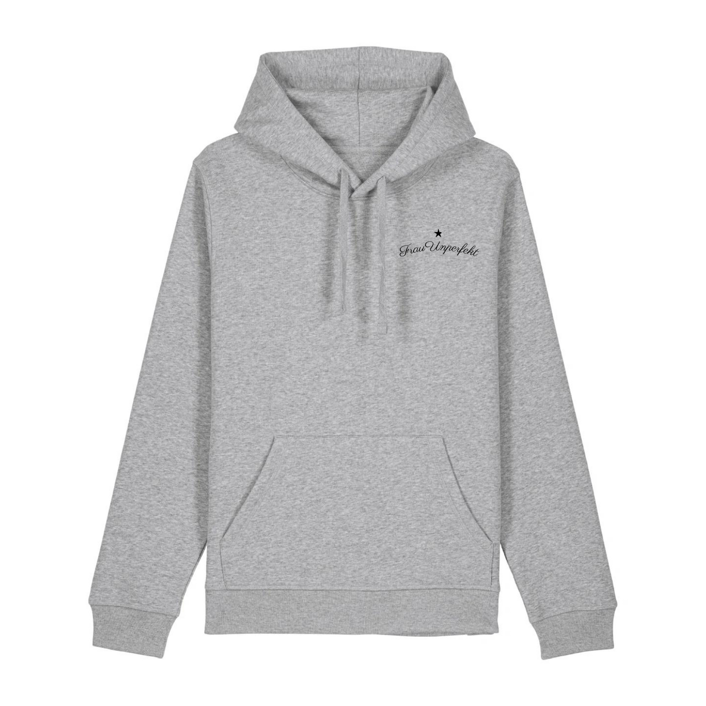 100% Organic unisex Hoodie »Frau Unperfekt«