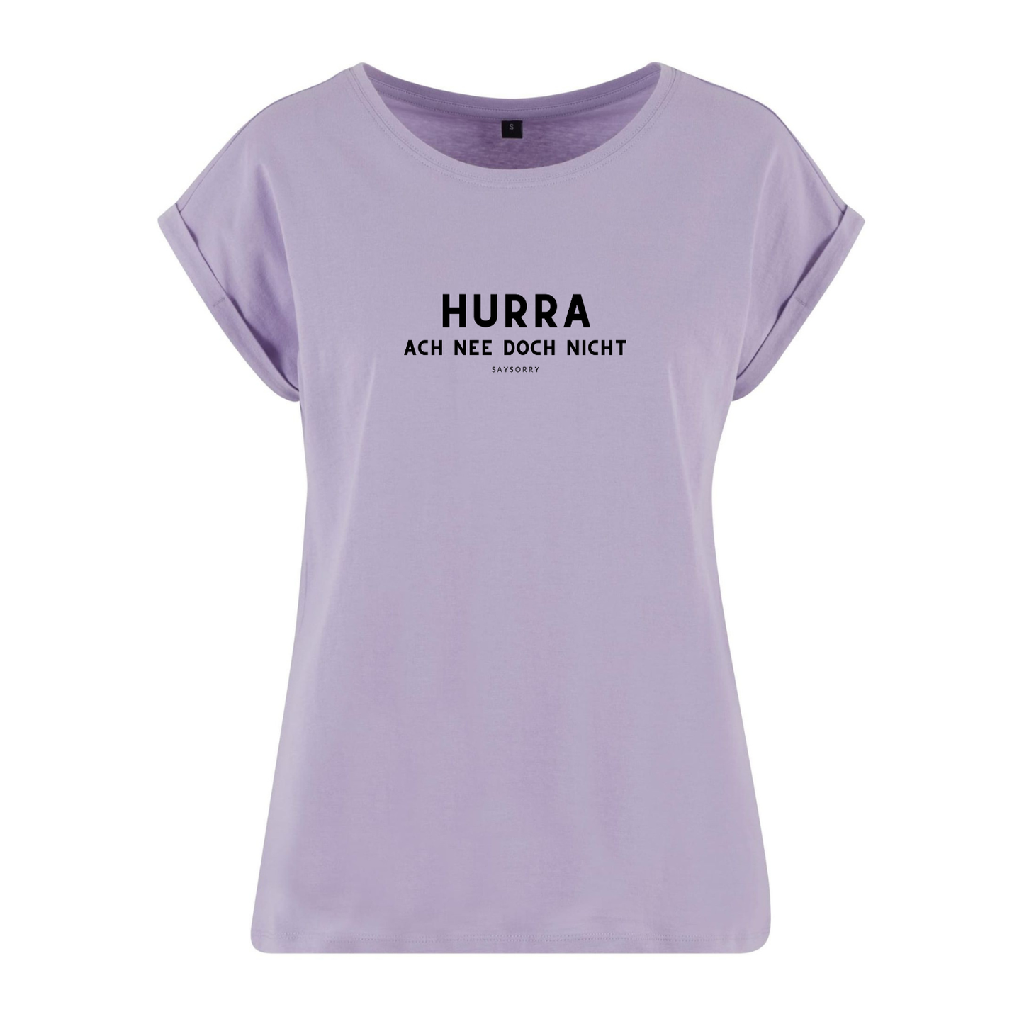 Organic Alle-Größen-Shirt »Hurra! Ach nee doch nicht«