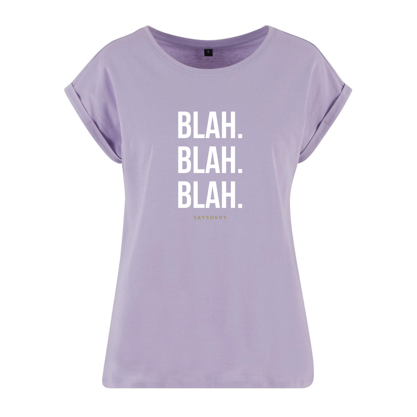 Organic Alle-Größen-Shirt »Blah. Blah. Blah.«