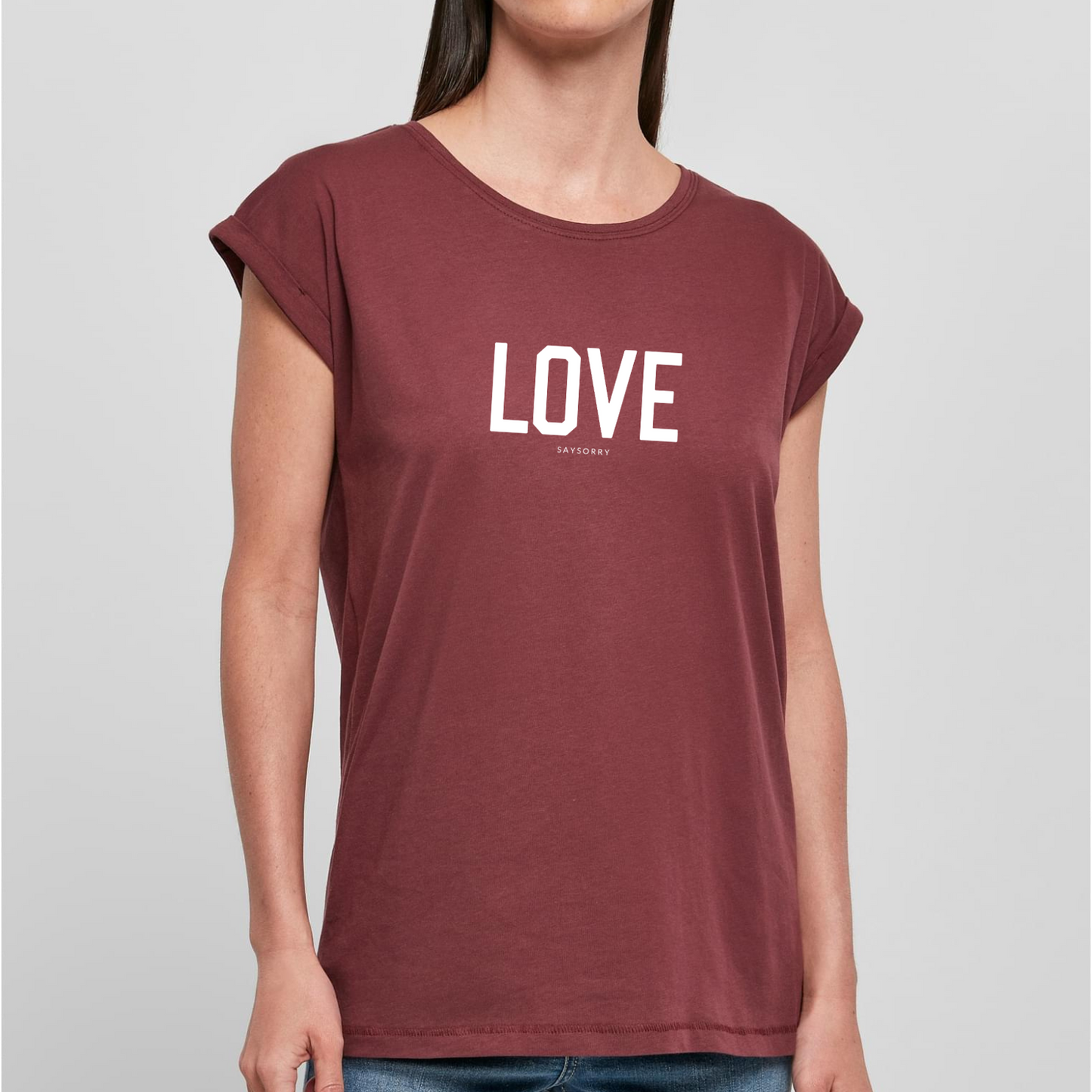Organic Alle-Größen-Shirt »Love«