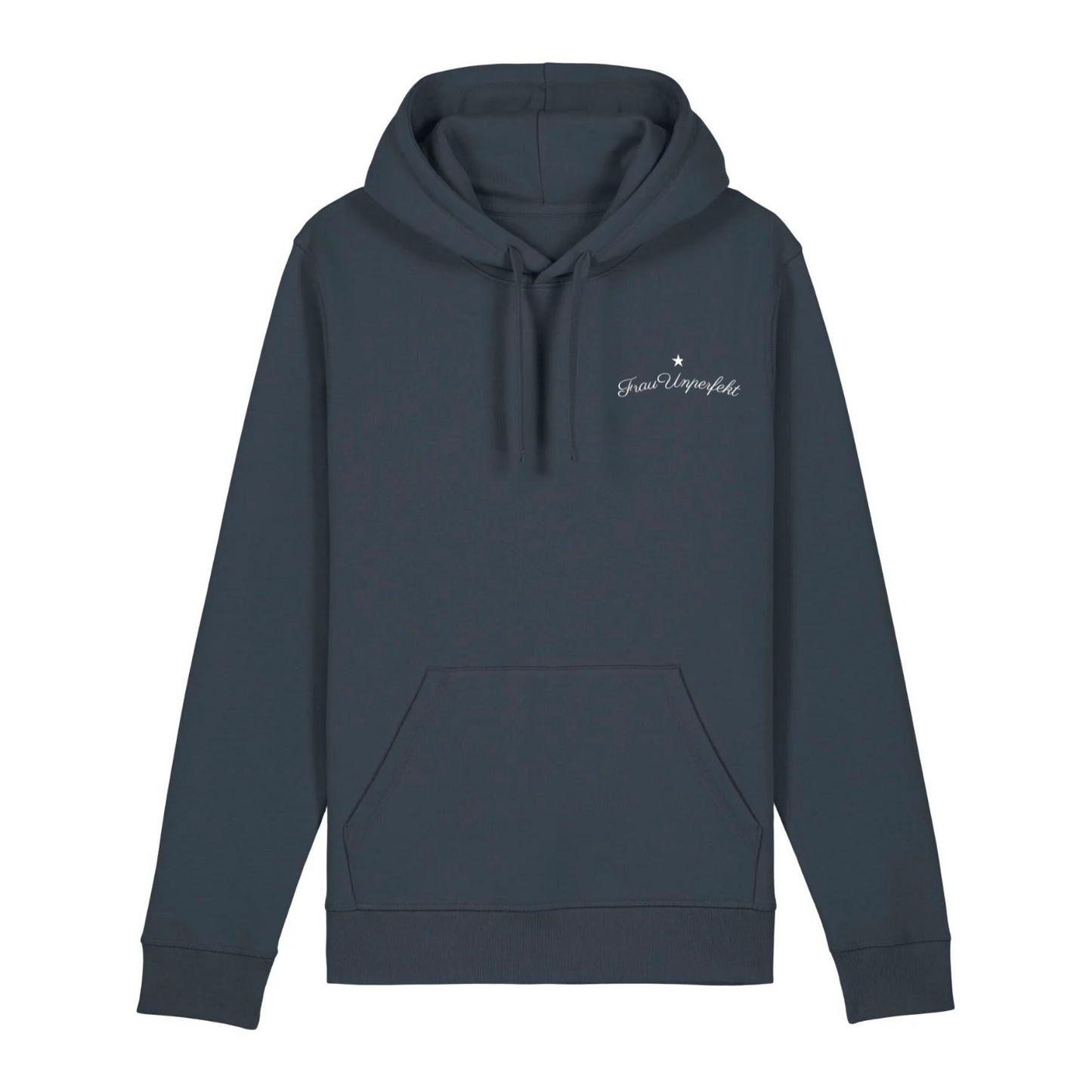 100% Organic unisex Hoodie »Frau Unperfekt«