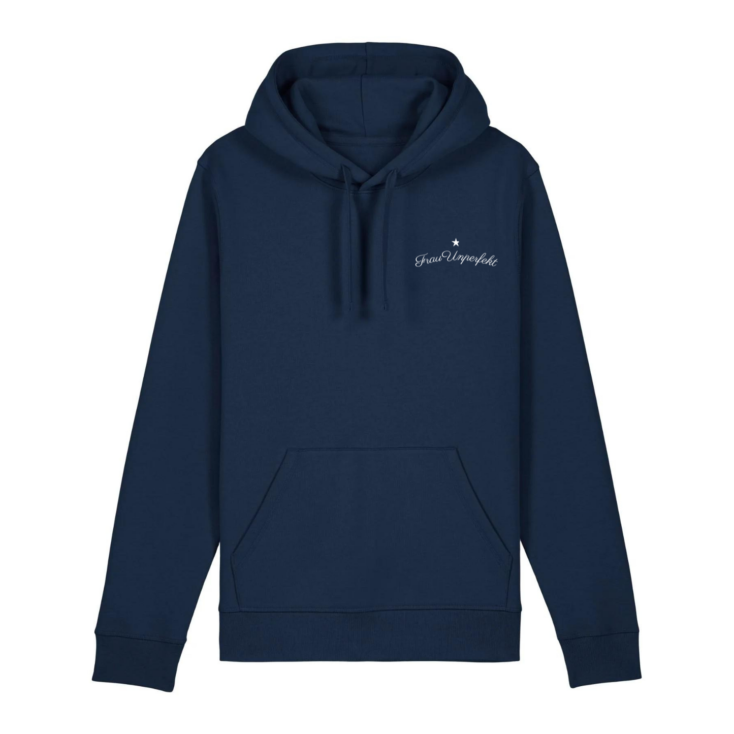 100% Organic unisex Hoodie »Frau Unperfekt«