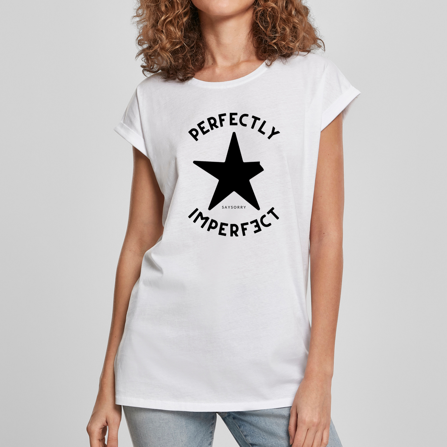Organic Alle-Größen-Shirt »Perfectly Imperfect«