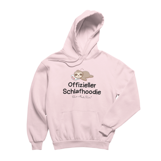 100% Organic unisex Hoodie in vielen Farben »Offizieller Schlafhoodie«