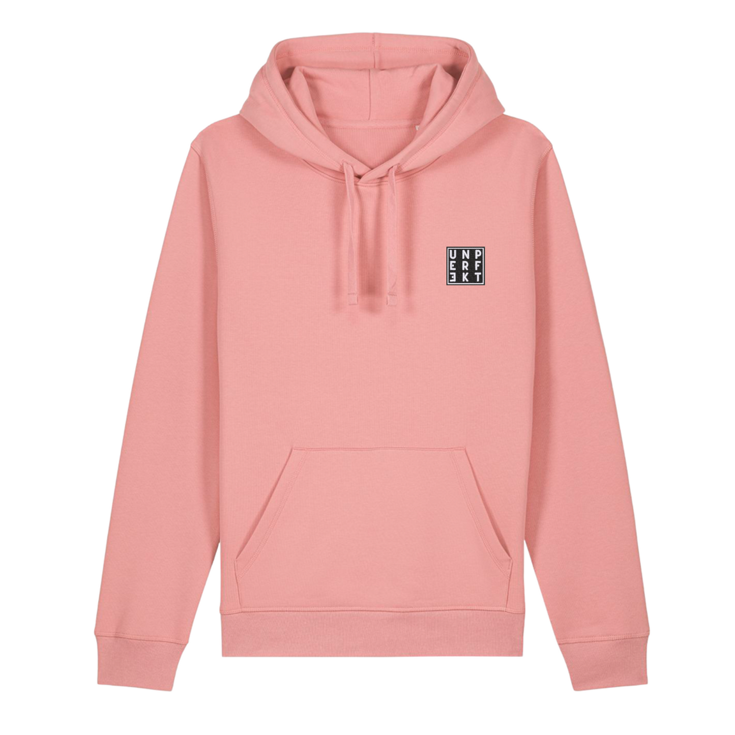 100% Organic unisex Hoodie »No to Racism« vorne bestickt, hinten bedruckt