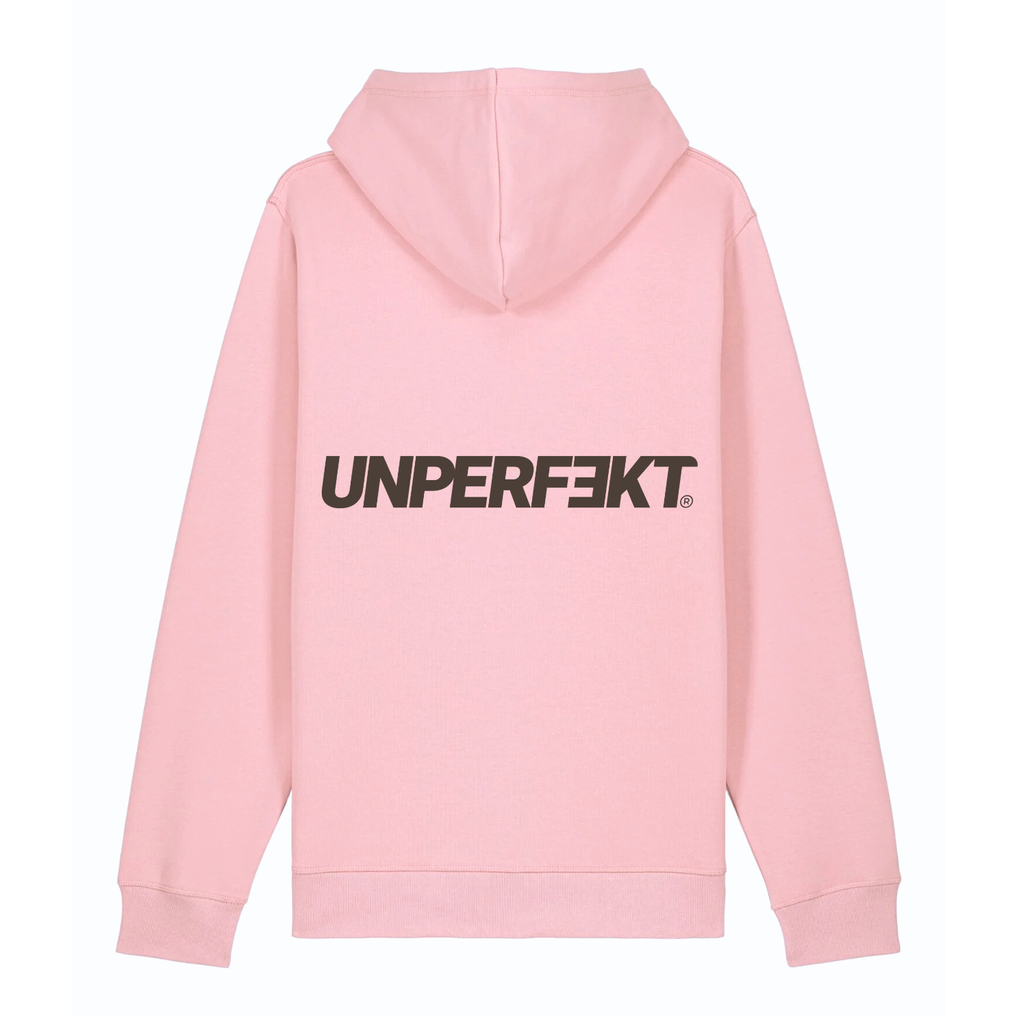 Organic unisex Hoodie in vielen Farben »Unperfekt 2.0« vorne bestickt, hinten bedruckt
