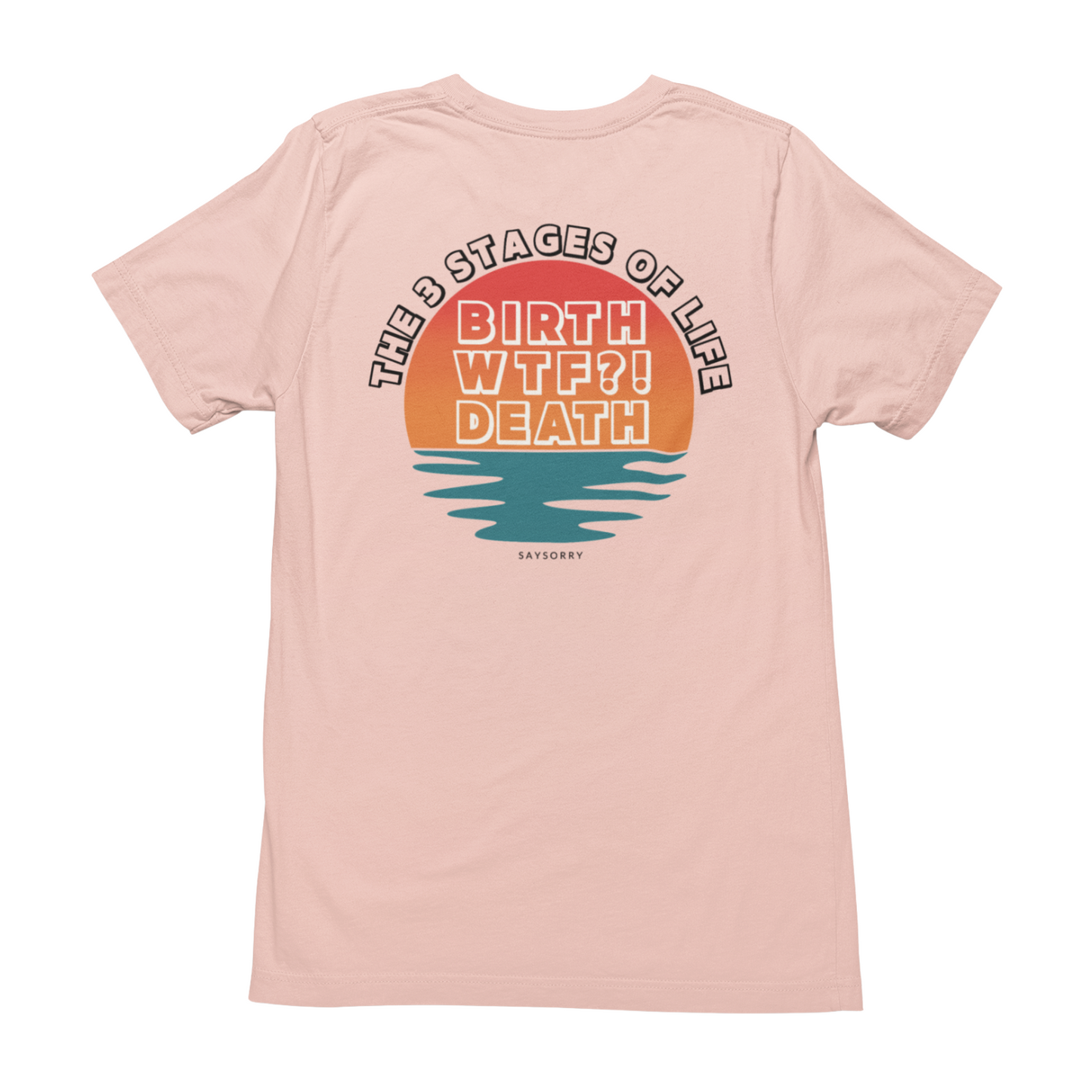 100% Organic Herren Shirt »The 3 Stages Of Life«