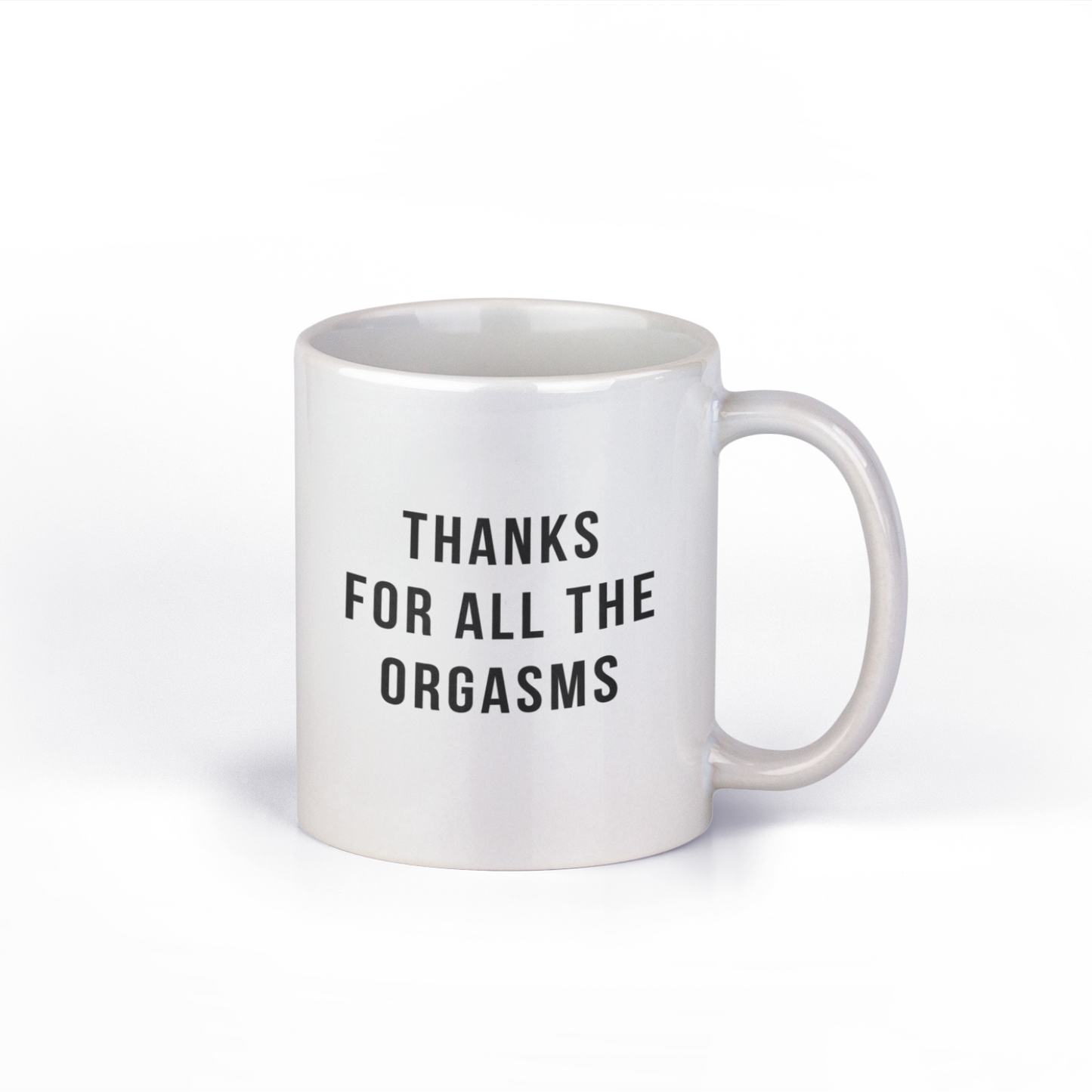 Original SAYSORRY Black Cat Tasse »Thanks for all the Orgasms«