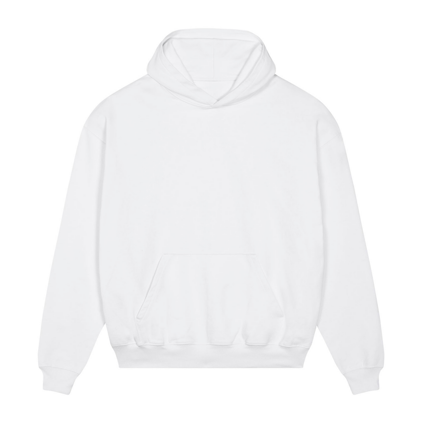 Heavy Raw Cotton Hoodie 100% Organic Unisex »Der unperfekte Smiley«