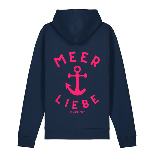 Organic unisex Hoodie in vielen Farben »Meer Liebe«