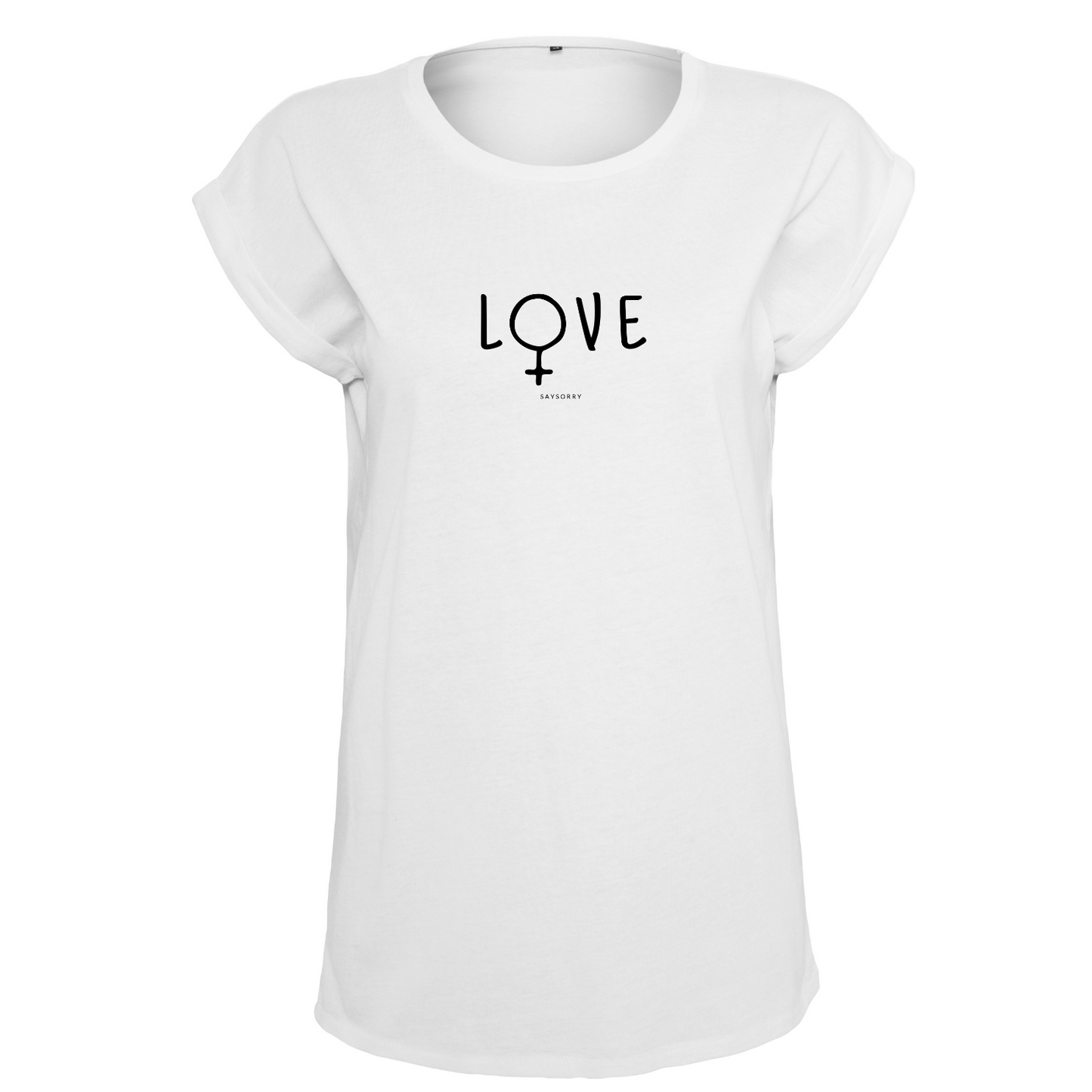 Organic Alle-Größen-Shirt »Love«