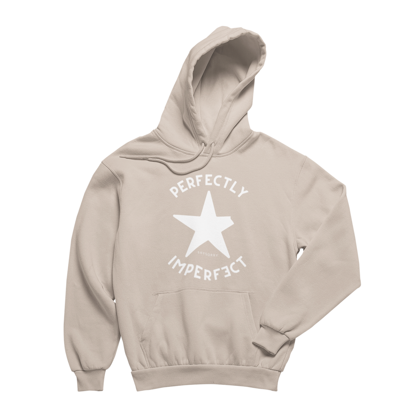 100% Organic unisex Hoodie »Perfectly Imperfect««