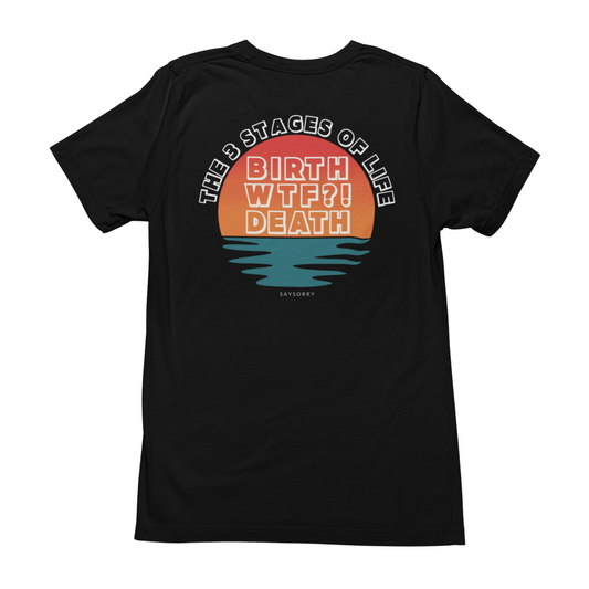 100% Organic Herren Shirt »The 3 Stages Of Life«