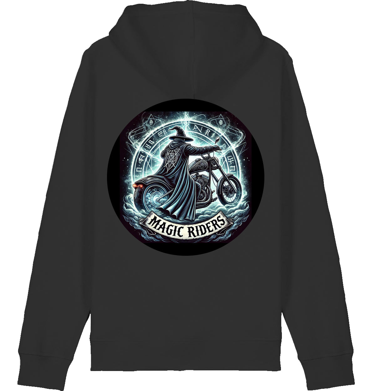 Black Edition organic unisex Hoodie »Magic Riders«