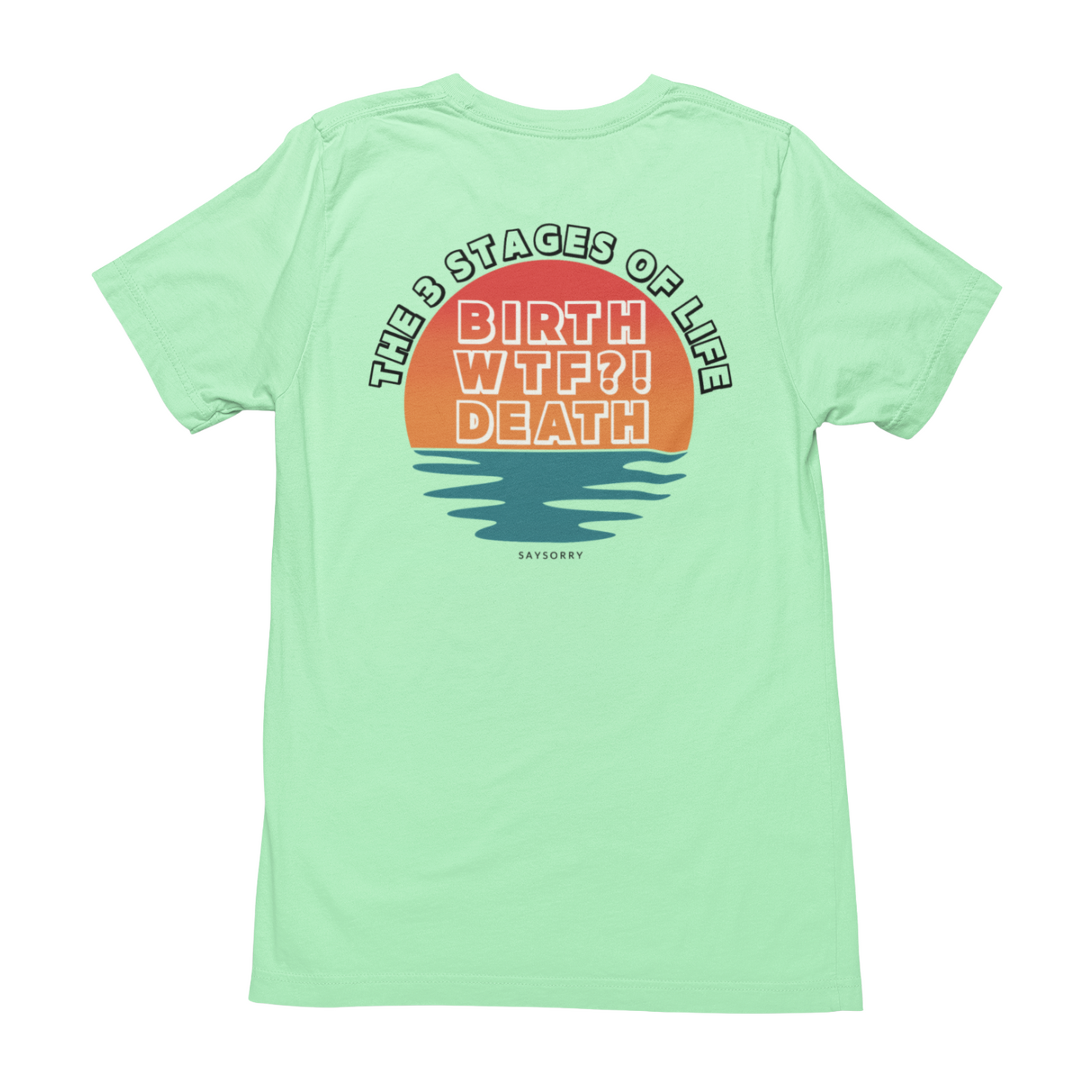 100% Organic Herren Shirt »The 3 Stages Of Life«