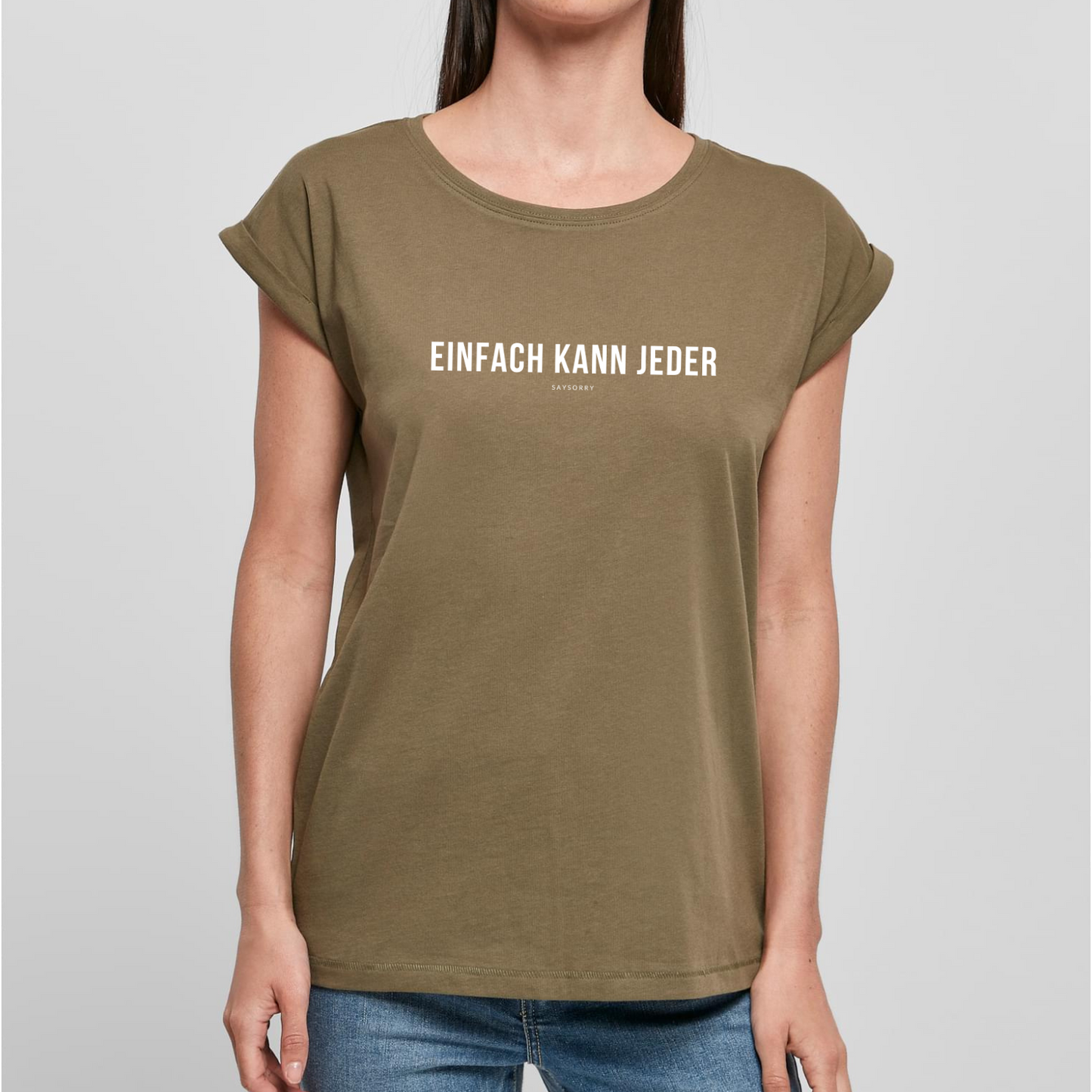 Organic Alle-Größen-Shirt »Einfach kann jeder«