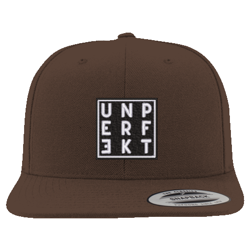 Snapback Cap »Unperfekt im Quadrat« hochwertig bestickt