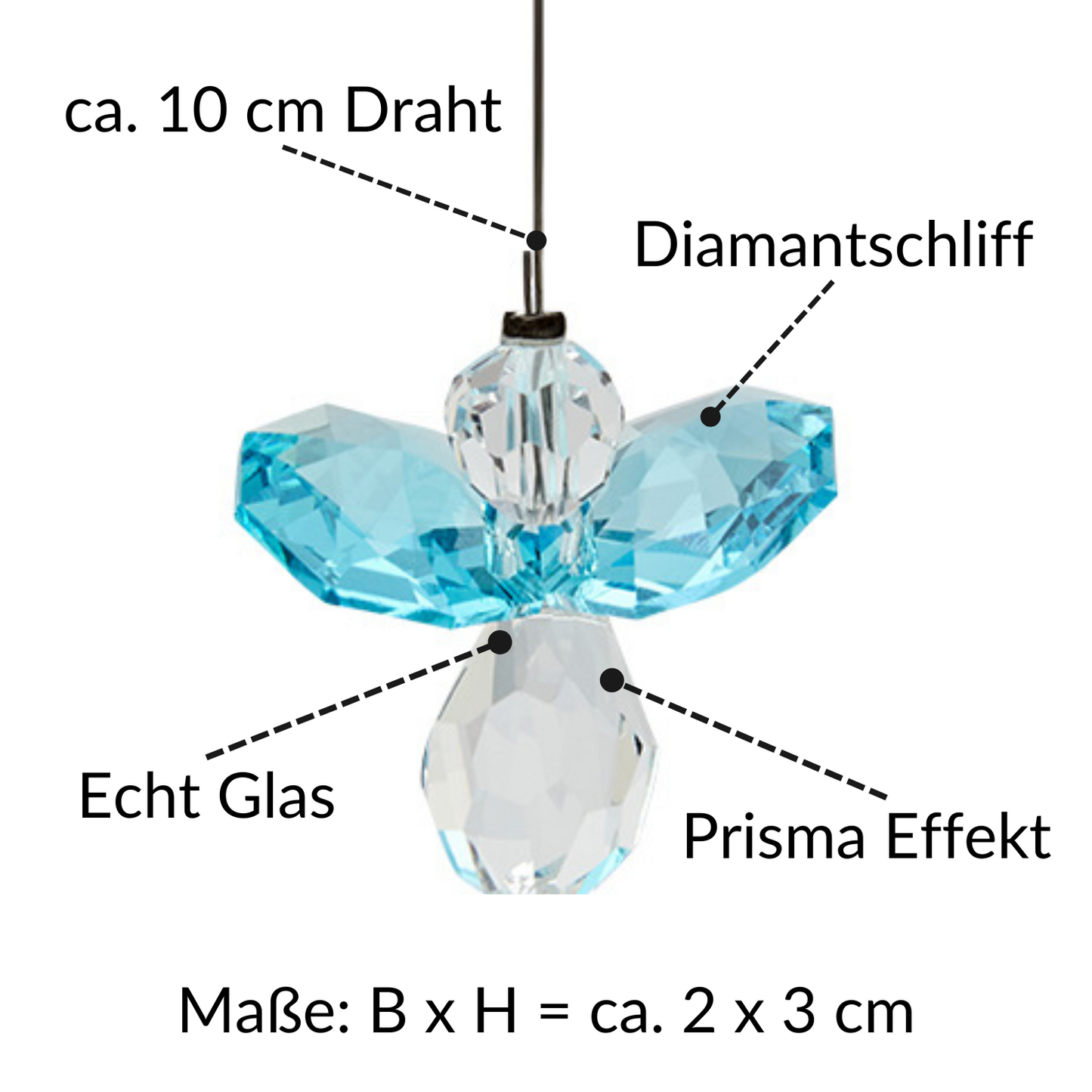 Schutzengel Nr. 4 von 10 »Aquamarin«