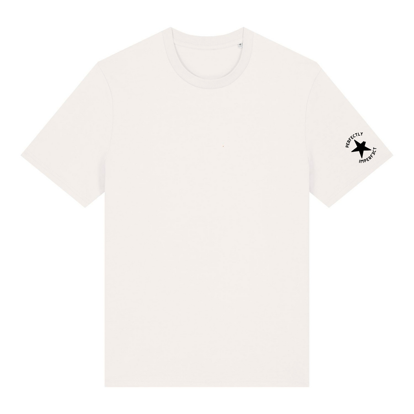 100% Organic Herren Shirt »Perfectly Imperfect« klein am Ärmel bedruckt