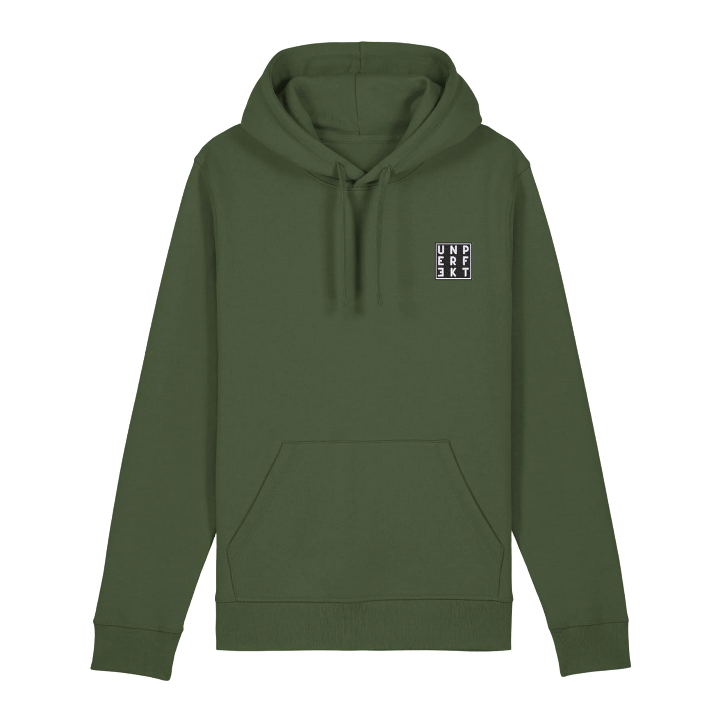 100% Organic unisex Hoodie »No to Racism« vorne bestickt, hinten bedruckt