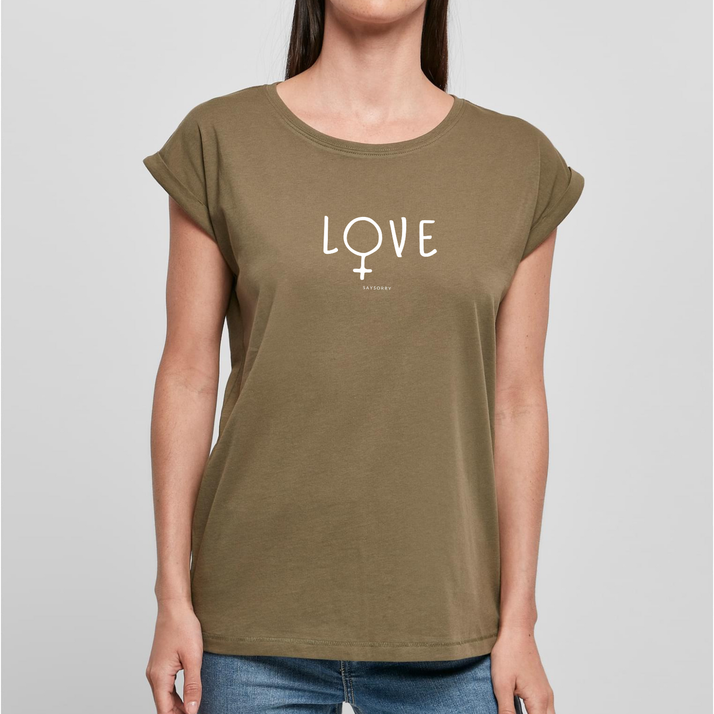 Organic Alle-Größen-Shirt »Love«