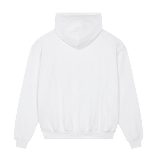 Heavy Raw Cotton Hoodie 100% Organic Unisex »UNPERFEKT orange«