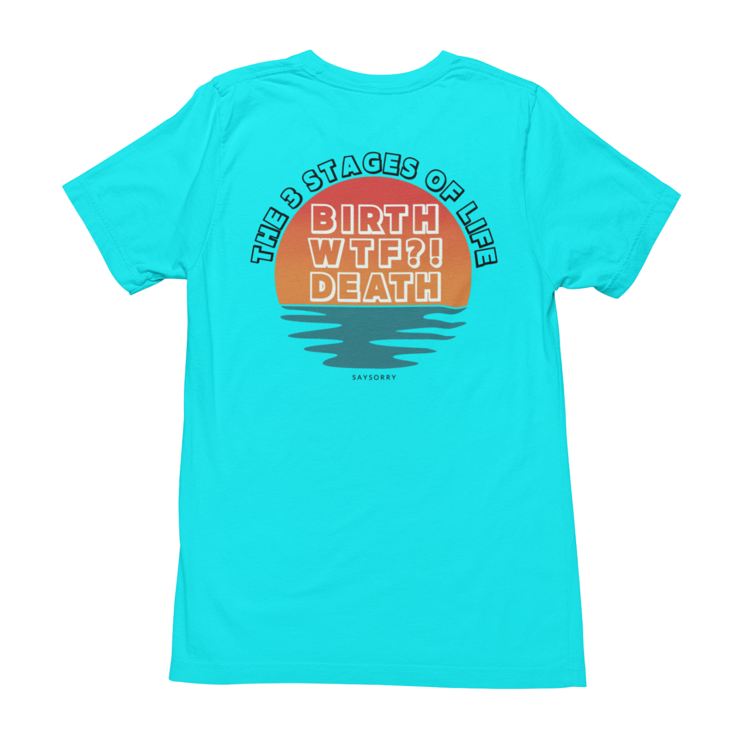 100% Organic Herren Shirt »The 3 Stages Of Life«