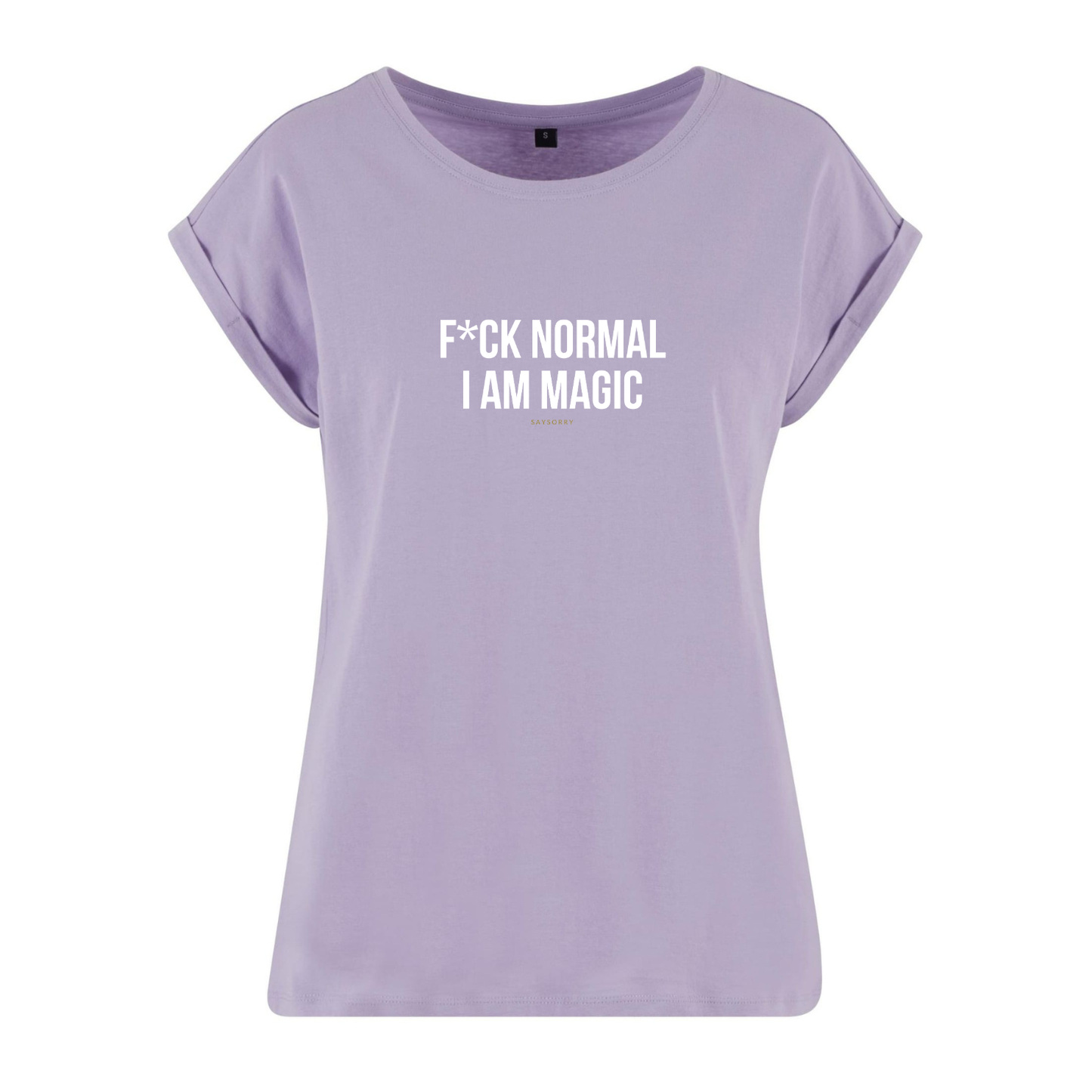 Organic Alle-Größen-Shirt »F*ck normal. I am Magic.«