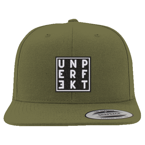 Snapback Cap »Unperfekt im Quadrat« hochwertig bestickt