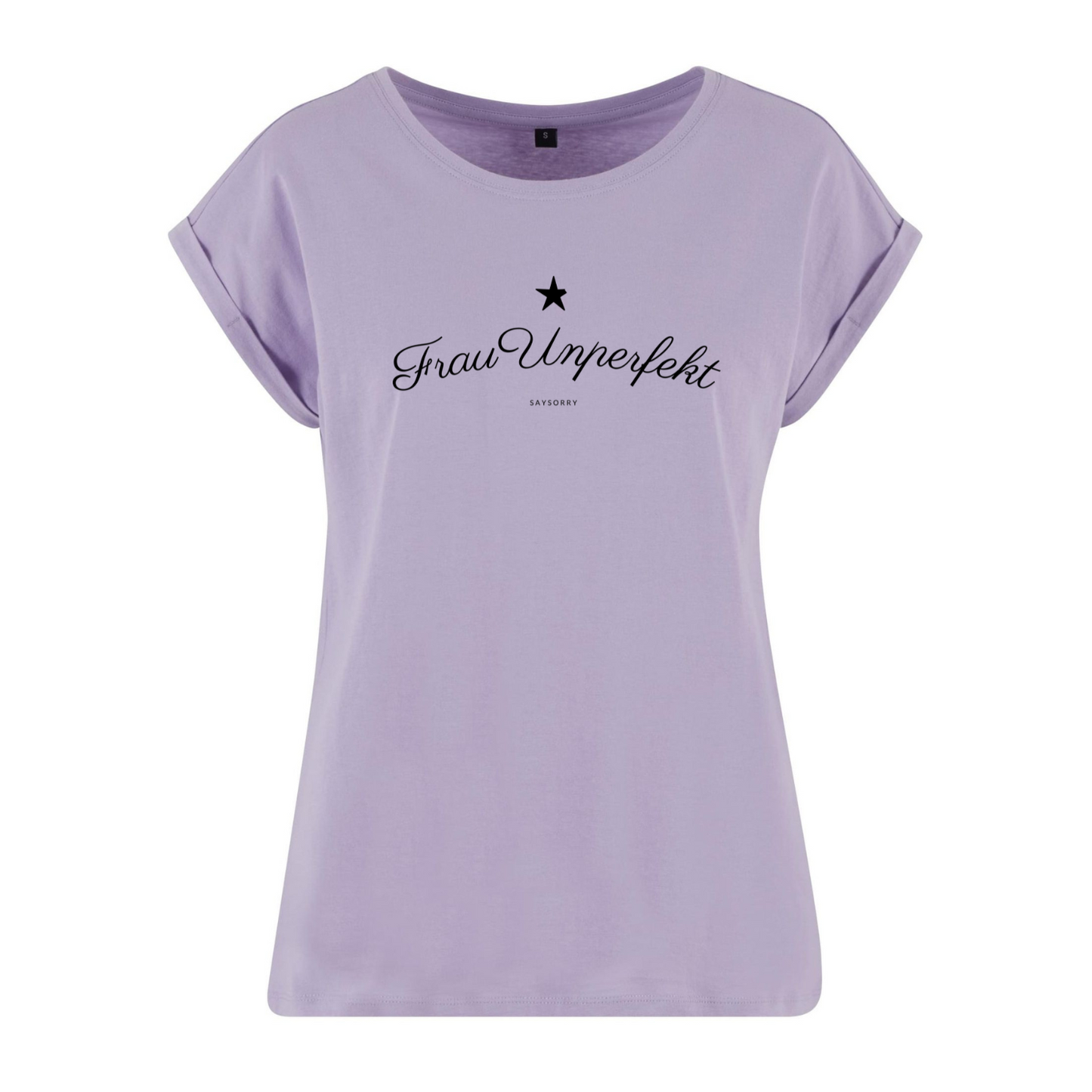 Organic Alle-Größen-Shirt »Frau Unperfekt mit dem abgebrochenen Stern«