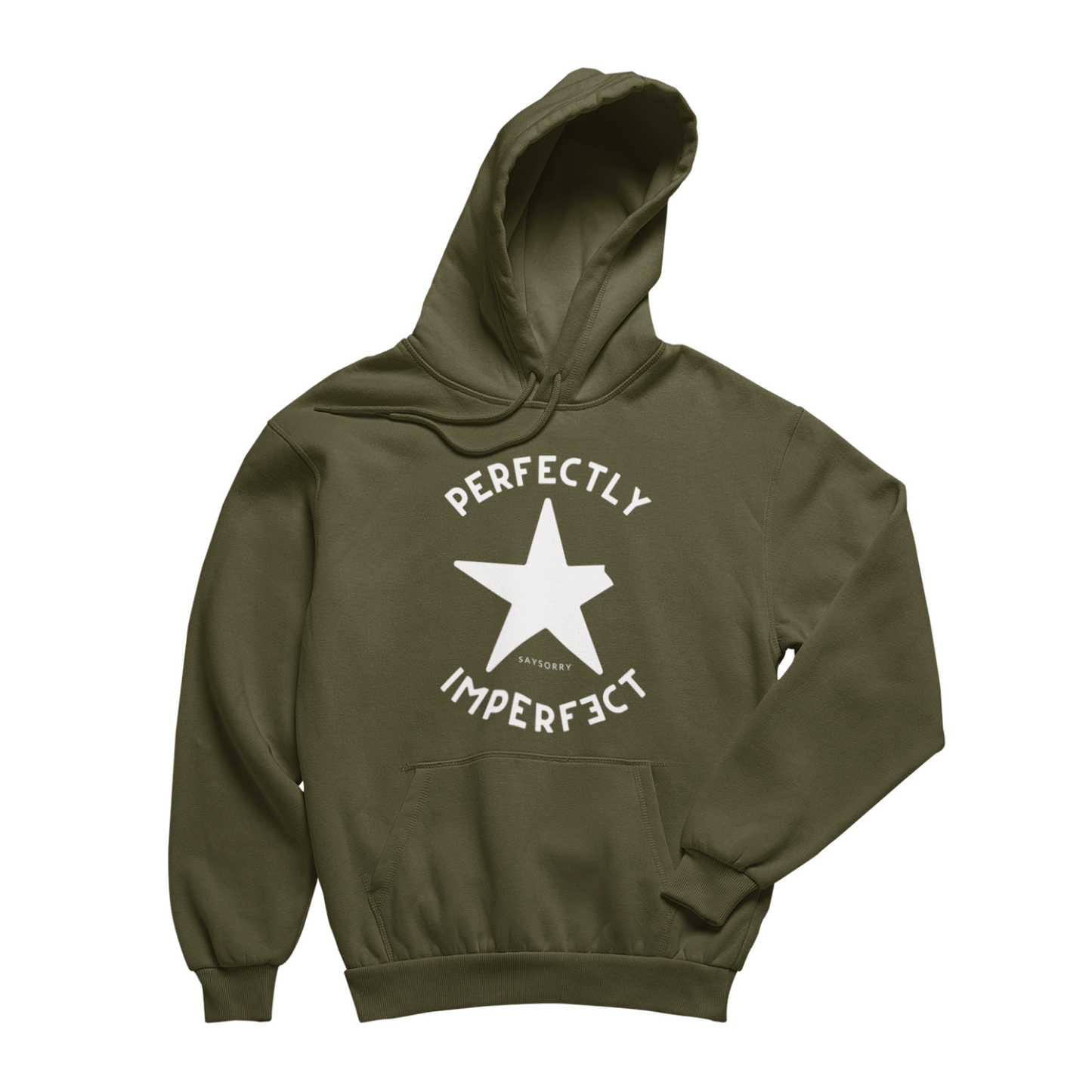 Organic unisex Hoodie »Perfectly Imperfect«