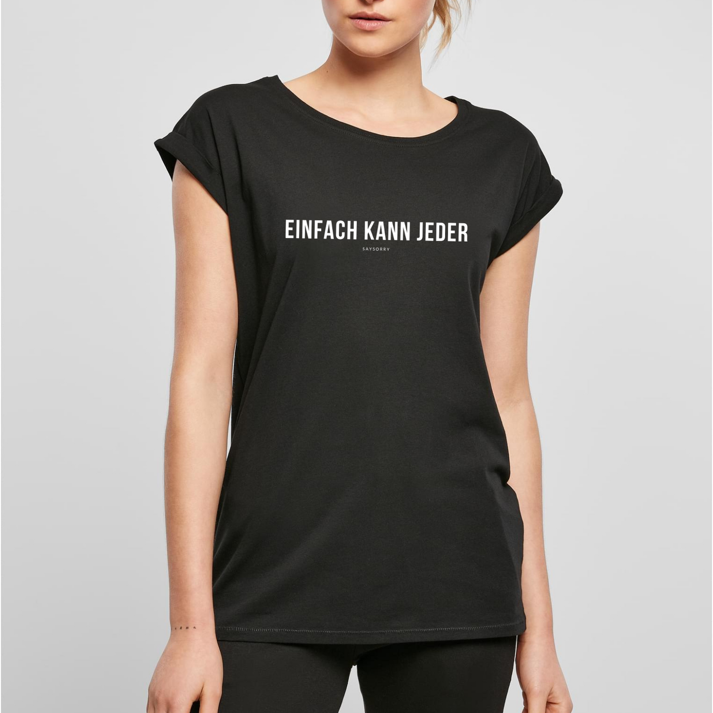 Organic Alle-Größen-Shirt »Einfach kann jeder«