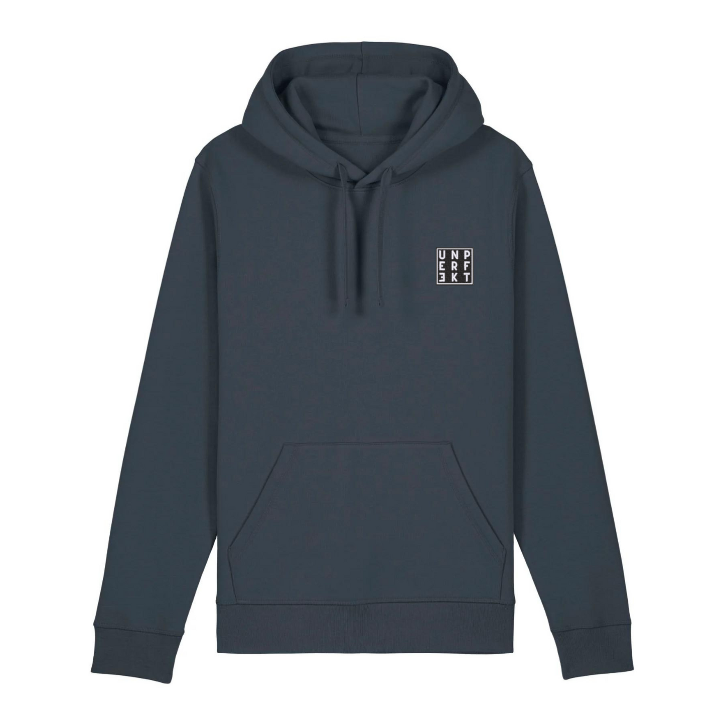 100% Organic unisex Hoodie »No to Racism« vorne bestickt, hinten bedruckt