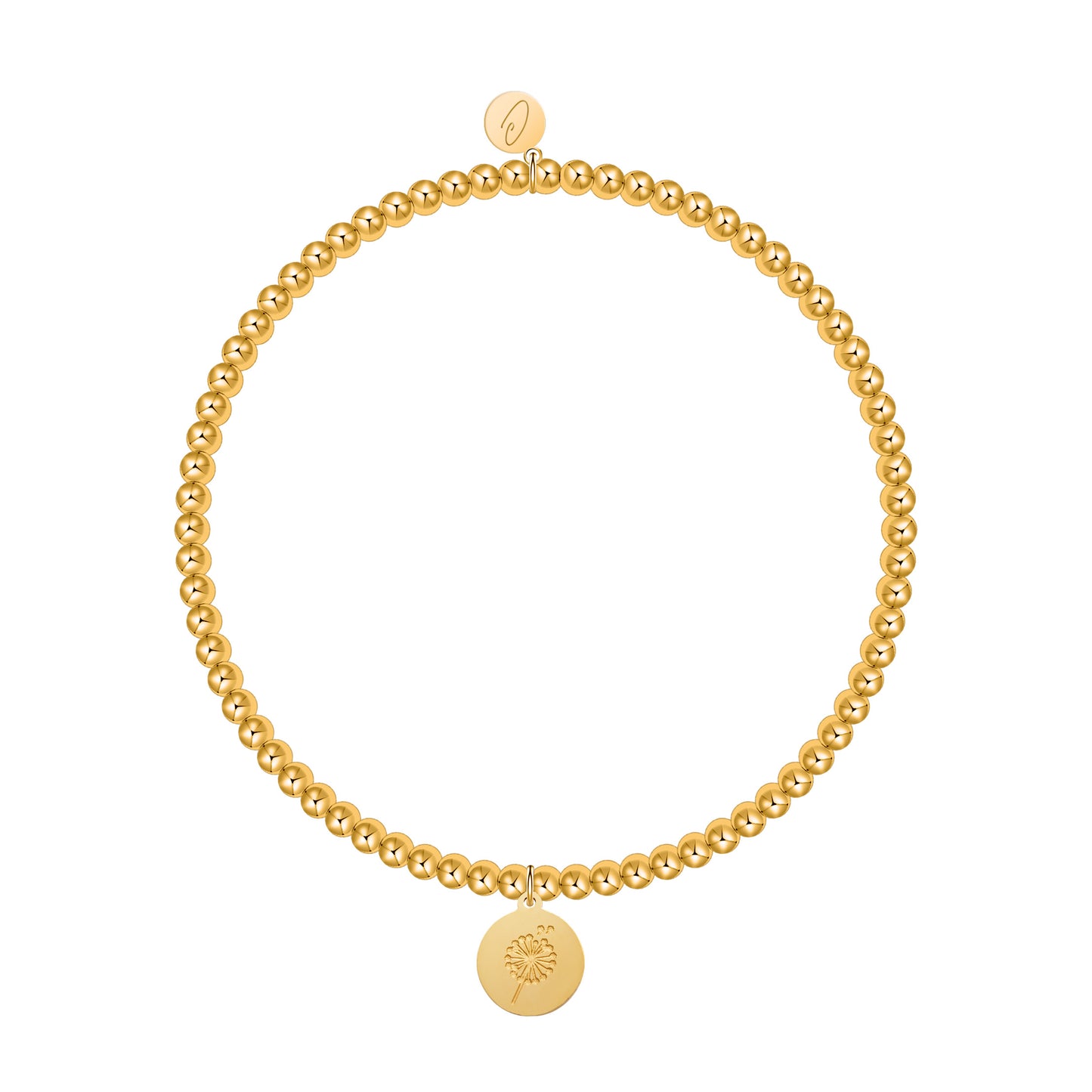 Kugelarmband »Pusteblume« 14 Karat vergoldet