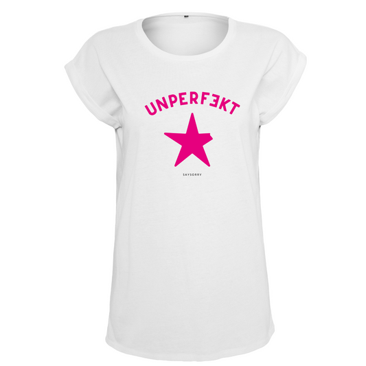Organic Alle-Größen-Shirt »Unperfekt Stern in Pink«