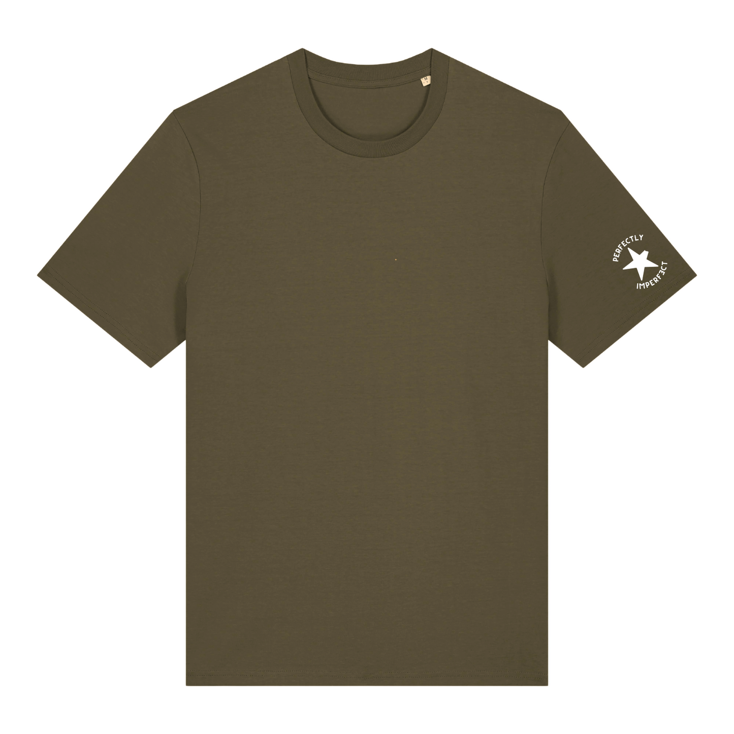 100% Organic Herren Shirt »Perfectly Imperfect« klein am Ärmel bedruckt