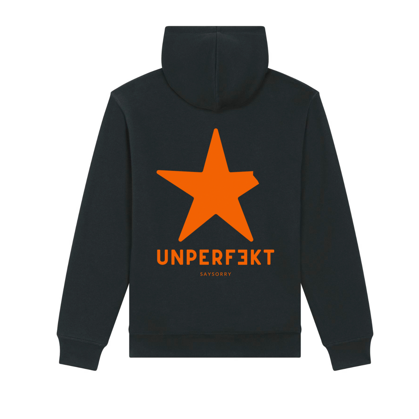Premium Oversize Neon-Edition gefütterte unisex Kuschel-Zip-Jacke »unperfekt« hochwertig bedruckt und bestickt