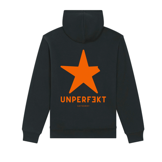 Gefütterte unisex Zip-Jacke Neon-Edition »unperfekt« hochwertig bedruckt und bestickt