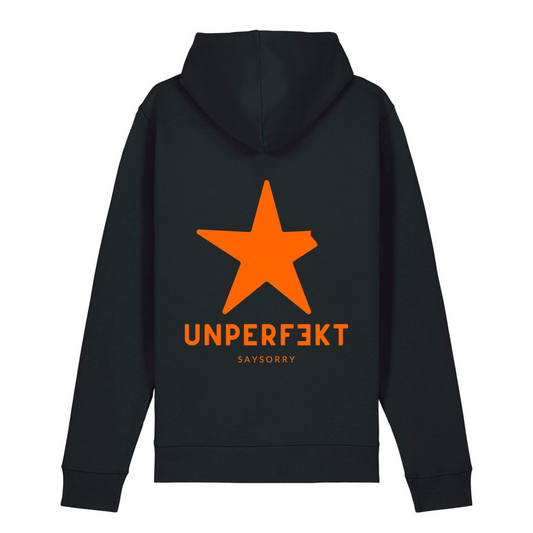 Organic Unisex Zip-Jacke »Unperfekt Neon Edition« hochwertig bedruckt und bestickt
