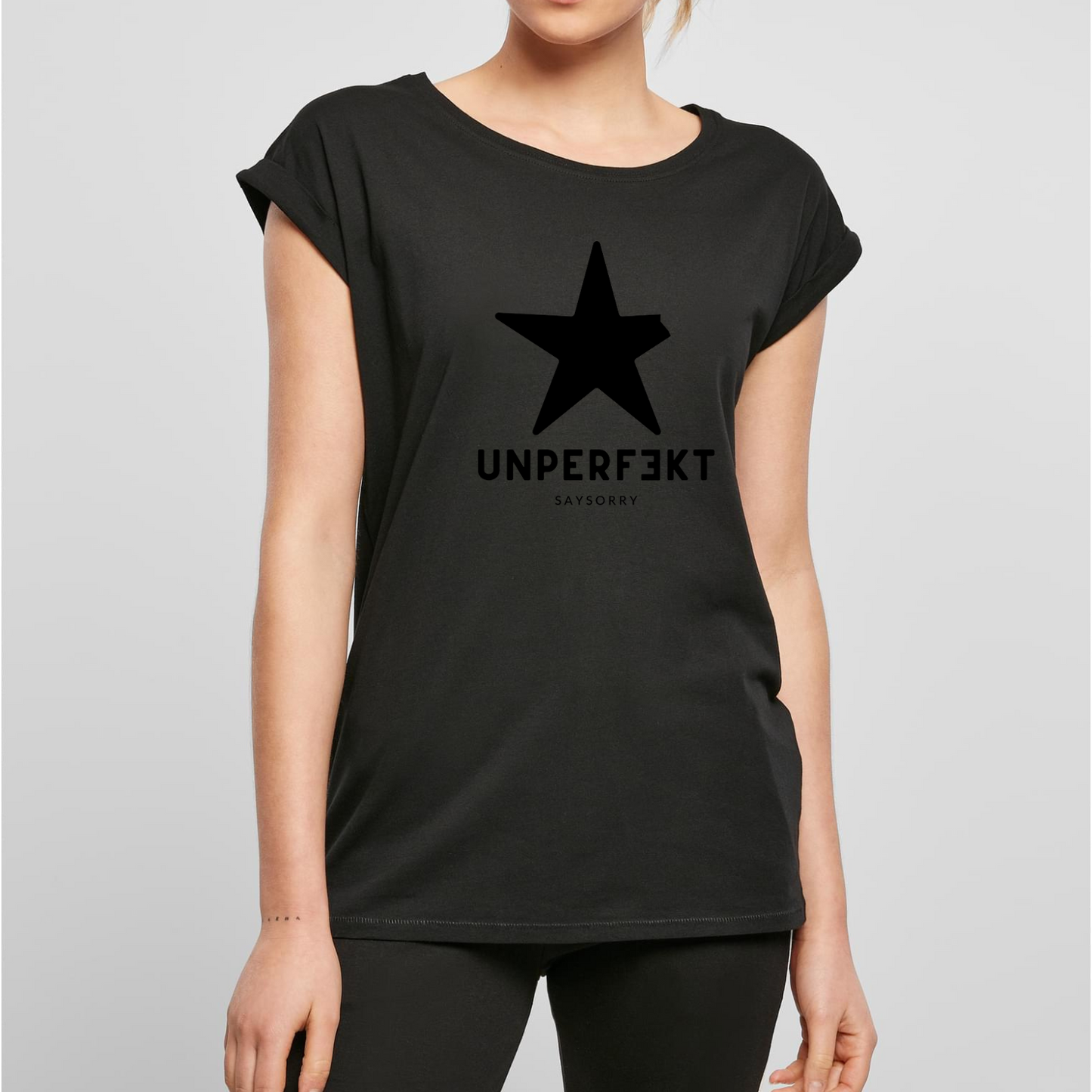 Organic Alle-Größen-Shirt »Black Edition«
