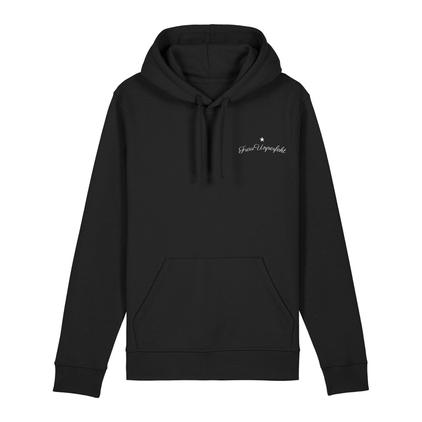 100% Organic unisex Hoodie »Frau Unperfekt«