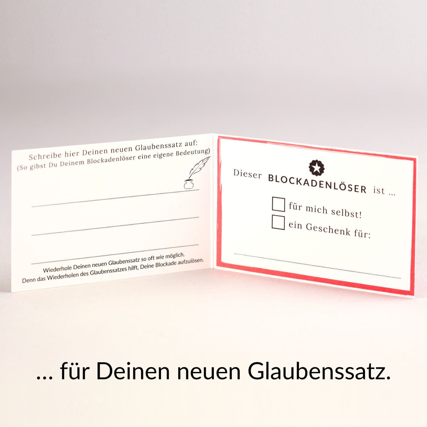 »Körperliebe« Blockadenlöser aus Hämatit-Perlen und blauer Opalperle inkl. abgebrochener Stern